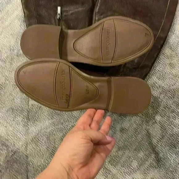 Franco Sarto Haleen Wide Calf Over the Knee Leather Boots SZ 7 - Picture 7 of 11